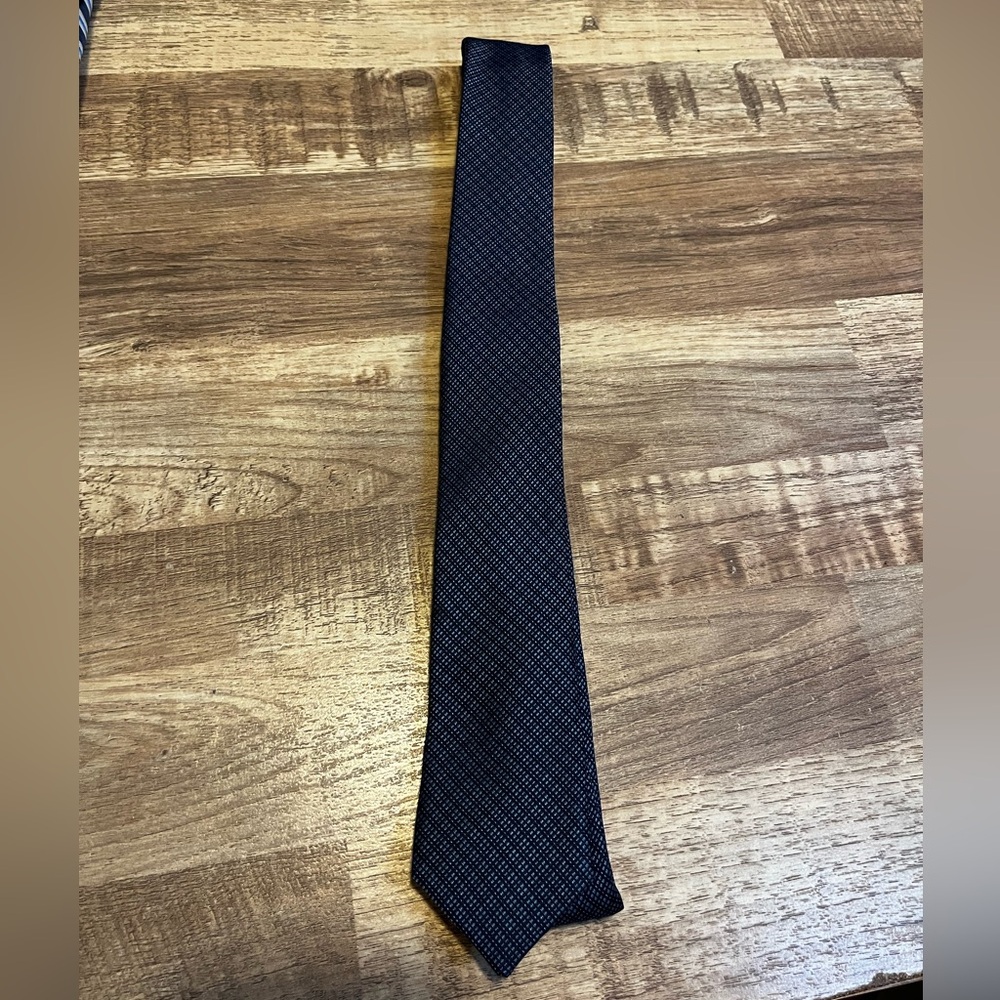 Blue slim Calvin Klein tie